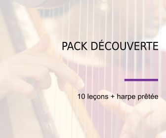 pack découverte, 10 leçons plus harpe prétée